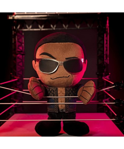 WWE Old School Rock 8" Kuricha Plush - Soft Chibi Inspired Wrestling Legend $34.00 Plush Figure Toys