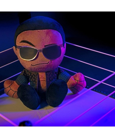 WWE Old School Rock 8" Kuricha Plush - Soft Chibi Inspired Wrestling Legend $34.00 Plush Figure Toys