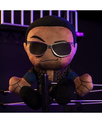 WWE Old School Rock 8" Kuricha Plush - Soft Chibi Inspired Wrestling Legend $34.00 Plush Figure Toys