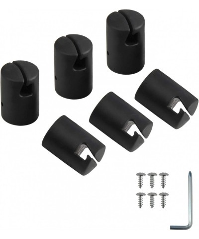 Trampoline Enclosure Pole Cap for Flat Steel Sheet Top Ring System 6 Pieces Black $20.06 Trampolines & Accessories