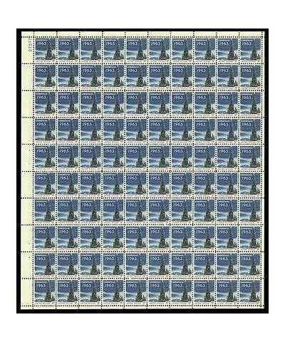 Christmas Tree 1963 Sheet of 100 x 5 Cent Stamps Scott 1240 $23.04 Collectibles Display & Storage