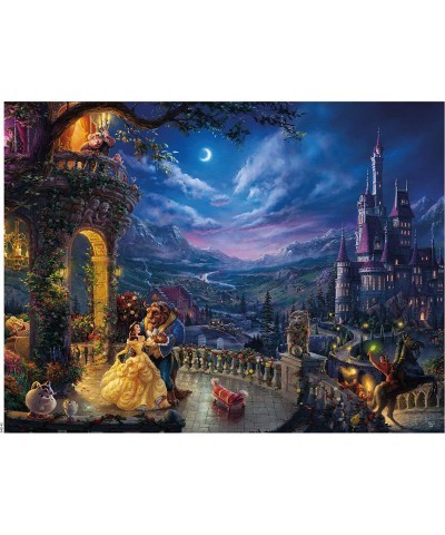 Thomas Kinkade - Disney Dreams Collection - Beauty and The Beast Dancing in The Moonlight - 1500 Piece Jigsaw Puzzle $27.80 J...