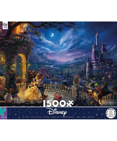 Thomas Kinkade - Disney Dreams Collection - Beauty and The Beast Dancing in The Moonlight - 1500 Piece Jigsaw Puzzle $27.80 J...