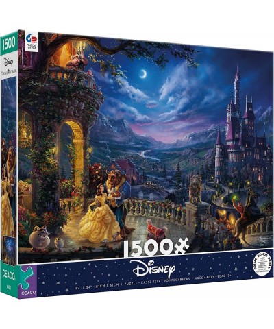 Thomas Kinkade - Disney Dreams Collection - Beauty and The Beast Dancing in The Moonlight - 1500 Piece Jigsaw Puzzle $27.80 J...