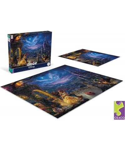 Thomas Kinkade - Disney Dreams Collection - Beauty and The Beast Dancing in The Moonlight - 1500 Piece Jigsaw Puzzle $27.80 J...