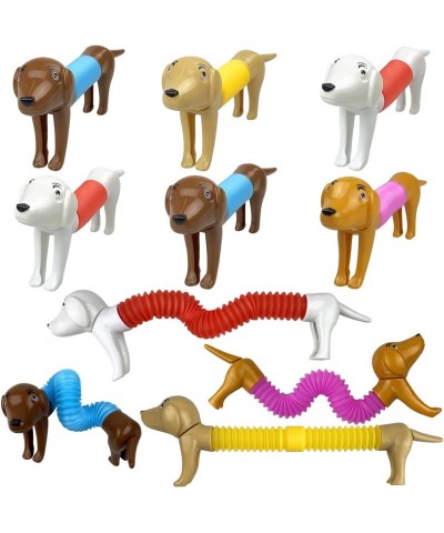 6 Pack Mini Dog Pop Tubes Sensory Toys for Kids Boys Girls Toddlers Christmas Stocking Stuffers Gifts $19.11 Fidget Toys