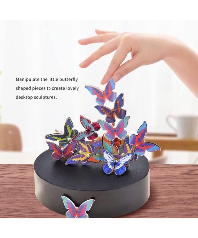 Toy Magnetic Desktop Sculpture (Butterflies) | Mini Magnetic Art Decoration for Desktop | Fun Stress Relief Office Gift $23.4...