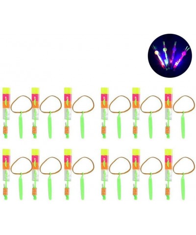 LED Helicopter Shooters 12 Pack Glow Stick Shooters LED Helicopter Shooters Party Games Kids Party Amazing Led Light Arrow Ro...