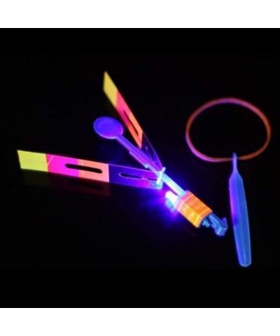 LED Helicopter Shooters 12 Pack Glow Stick Shooters LED Helicopter Shooters Party Games Kids Party Amazing Led Light Arrow Ro...