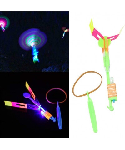 LED Helicopter Shooters 12 Pack Glow Stick Shooters LED Helicopter Shooters Party Games Kids Party Amazing Led Light Arrow Ro...