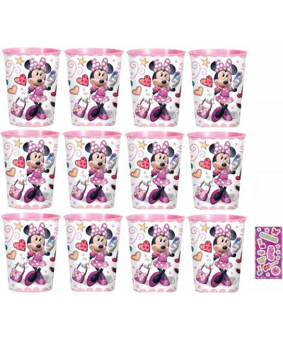 Minnie Mouse Birthday Party Supplies Favor Bundle Pack includes Plastic Reusable Cups - 12 Count $44.17 Kids' Party Tableware