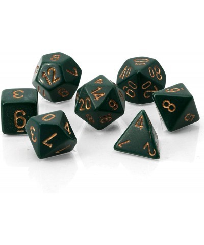 CHX25415 Dice-Opaque Dusty Green/Copper Set $15.39 Game Accessories