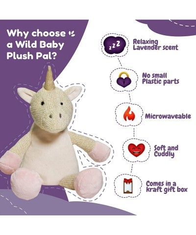 Unicorn Stuffed Animal- Heatable Microwaveable Plush Pal with Aromatherapy Lavender Scent for Babies and Kids - Stuffed Unico...