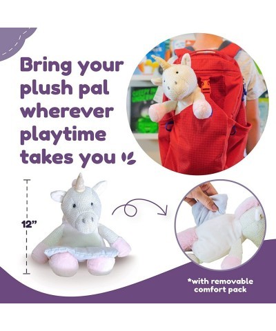 Unicorn Stuffed Animal- Heatable Microwaveable Plush Pal with Aromatherapy Lavender Scent for Babies and Kids - Stuffed Unico...