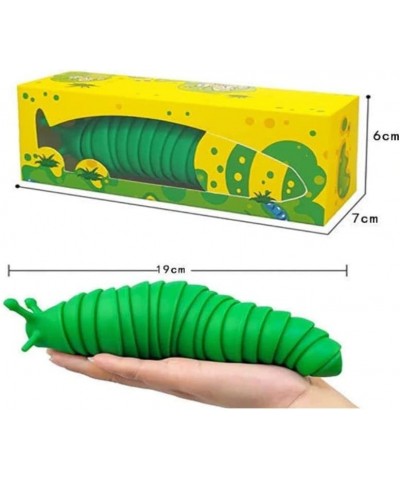 Slug Animal Fidget Toy Jumbo - 7.5" Anti-Stress Articulating Stim Toy for Autistic Children FlexibleSensory Toy for Kids Reli...