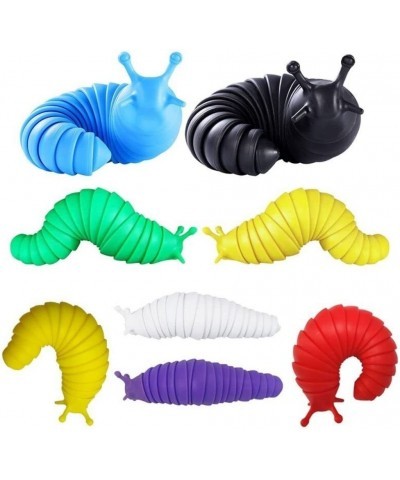 Slug Animal Fidget Toy Jumbo - 7.5" Anti-Stress Articulating Stim Toy for Autistic Children FlexibleSensory Toy for Kids Reli...