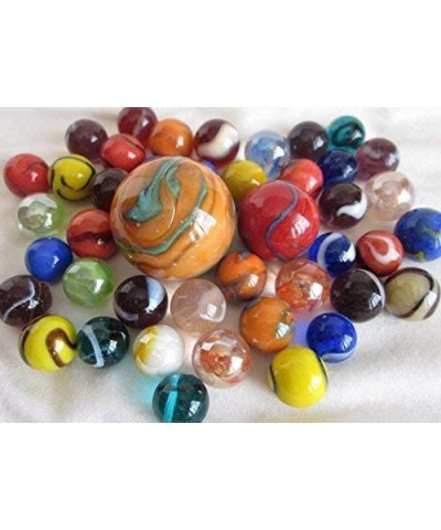 Big Game Toys~Classic Marble Random Assortment Blind Pack Glass Marbles Boulder Shooter vase Filler Aquarium Decor $20.01 Dic...