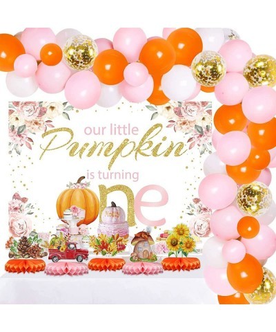 Little Pumpkin Baby Shower Decorations Our Little Pumpkin Is Turning One Birthday Decorations Honeycomb Baby Shower Decoratio...