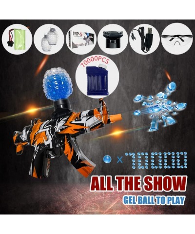 Gel Ball Blaster Electric Splatter Ball Blaster Automatic with 70000 Water Beads Splat Ball Blaster MP-5 Toys for Outdoor Act...