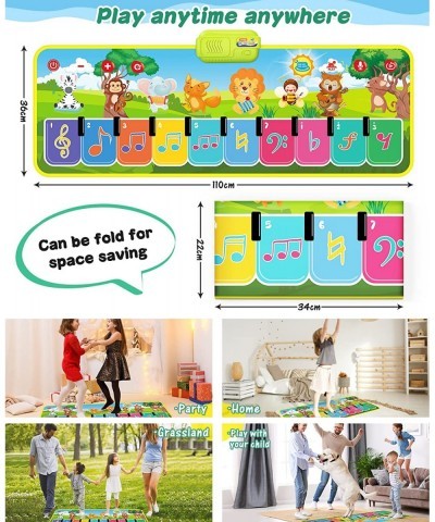 Stocking Stuffers Piano Music Mat Toys for Girls and Boys Kid Toys with 8 Animal Cartoons 8 Musical Instrument Sounds Christm...