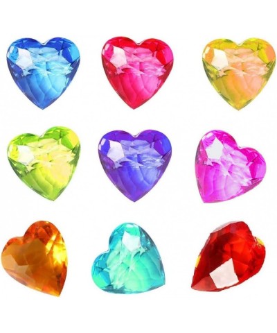 NLR [20pcs 4cm] Big Size Kids Heart Toy Acrylic Gem Set Pirate Treasure Hunt Toy | Easter Egg Filler | Diving Instructor | Pa...