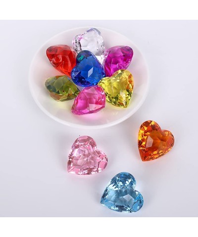 NLR [20pcs 4cm] Big Size Kids Heart Toy Acrylic Gem Set Pirate Treasure Hunt Toy | Easter Egg Filler | Diving Instructor | Pa...