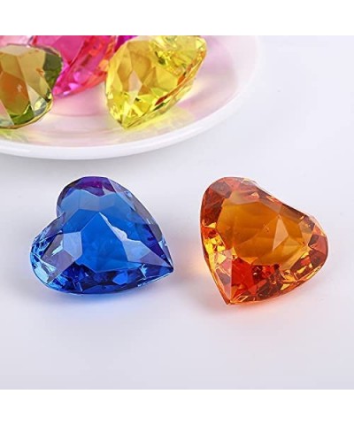 NLR [20pcs 4cm] Big Size Kids Heart Toy Acrylic Gem Set Pirate Treasure Hunt Toy | Easter Egg Filler | Diving Instructor | Pa...