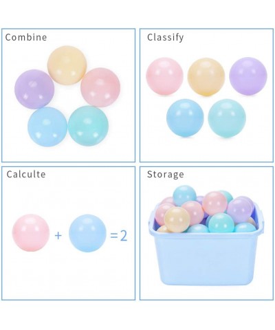 Macaron Multi-Color Ball Pit Ball 50 pcs 2.3 inch Non-Toxic SPA Free Children's Ball Pool Tent Toys Indoor and Outdoor $42.80...