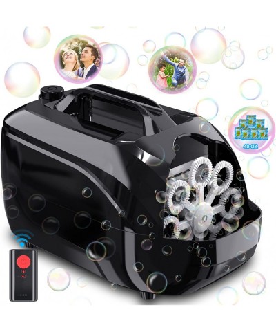 Bubble Machine Automatic Bubble Blower Bubble Machine for Kids Toddlers Portable Bubble Maker with Remote 5000+ Bubbles/Min B...