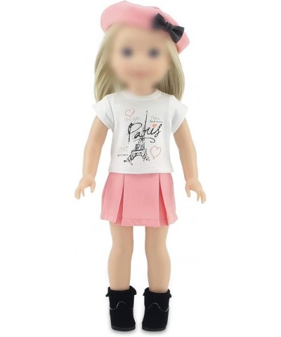 14 Inch Doll Clothes Clothing Accessories | 5 PC Parisian 14" Doll Skirt Gift Set Outfit Including Boots Accessory! | Gift Bo...