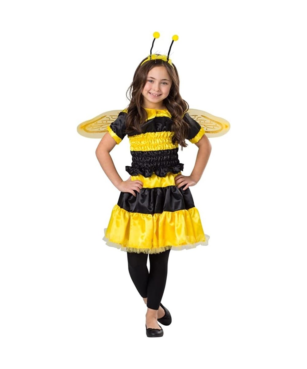 Bumblebee Costume for Girls - Bee Dress Up Costume for Kids - Halloween Queen Bee Costume $49.54 Kids' Costumes