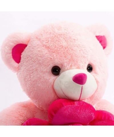 Teddy Bear Stuffed Animals Plush Bear Holding Rose Soft Plush Toy Valentine's Day 16 Inch Pink $42.84 Stuffed Animals & Teddy...