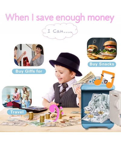 Electronic Piggy Bank Cash Coin ATM Money Password Box - Best Gifts for Girls/Boys/Kids (Blue) $34.01 Kids' Money Banks