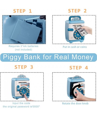 Electronic Piggy Bank Cash Coin ATM Money Password Box - Best Gifts for Girls/Boys/Kids (Blue) $34.01 Kids' Money Banks