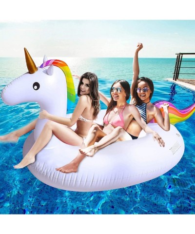 Huge Unicorn Inflatable Pool Float Pool Floatie Summer Beach Float Swimming Pool Party Toys Lounge Raft Ride-on Water Pool To...