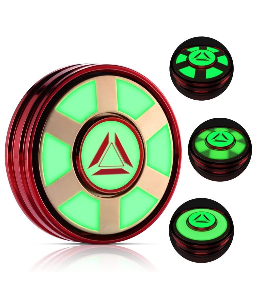 Reactor Fidget Spinner - Glow in The Dark Super Hero Sensory Toy with Green Glow - Fully Metallic Body Autism ADHD ADD Anxiet...