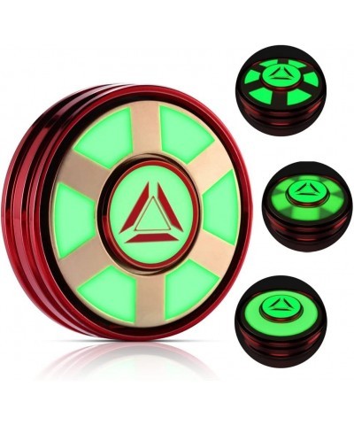 Reactor Fidget Spinner - Glow in The Dark Super Hero Sensory Toy with Green Glow - Fully Metallic Body Autism ADHD ADD Anxiet...