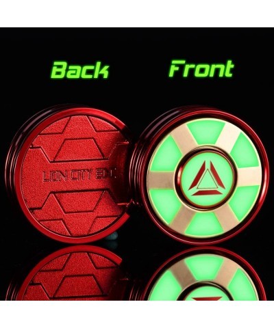 Reactor Fidget Spinner - Glow in The Dark Super Hero Sensory Toy with Green Glow - Fully Metallic Body Autism ADHD ADD Anxiet...