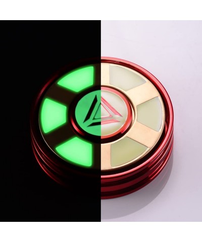 Reactor Fidget Spinner - Glow in The Dark Super Hero Sensory Toy with Green Glow - Fully Metallic Body Autism ADHD ADD Anxiet...