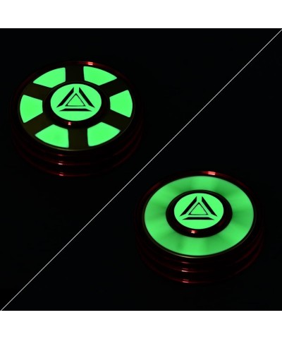 Reactor Fidget Spinner - Glow in The Dark Super Hero Sensory Toy with Green Glow - Fully Metallic Body Autism ADHD ADD Anxiet...