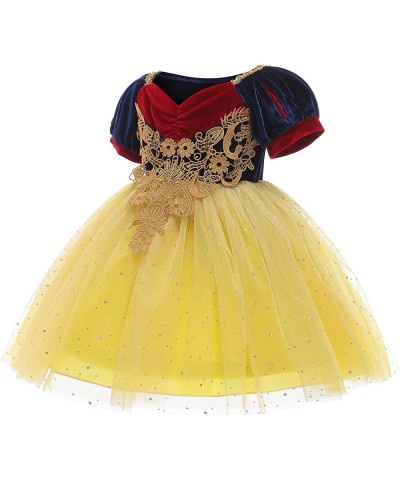 Toddler Girls Princess Dress Halloween Cosplay Dress Up Costume with Accessories $42.49 Kids' Costumes