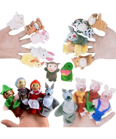 20PCS Finger Puppets - Finger Puppets for Toddlers 1-3 with Storytelling and Playtime Fairy Tales with Mini Stuffed Animals P...