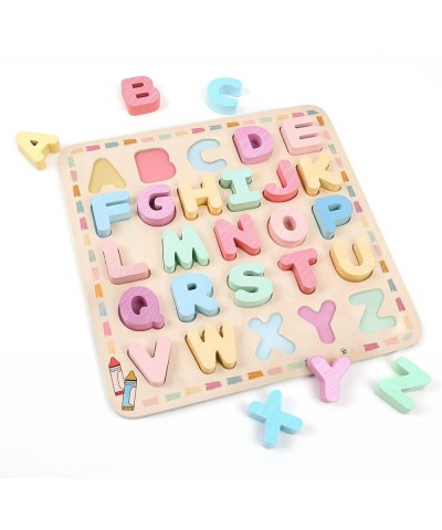 Alphabet Wooden Chunky Puzzle Upper Case $34.69 Pegged Puzzles