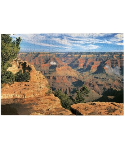 Grand Canyon South Rim 1000 Pieces - Jigsaw Puzzles - Large Art Puzzle for Adults Children Wooden Puzzle Jigsaw for Active Th...