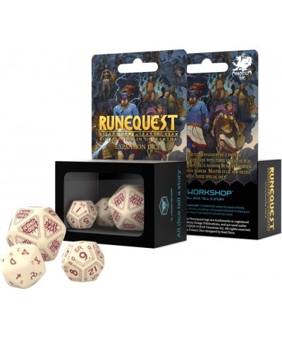 Q-Workshop RQU87 RuneQuest Beige/Burgundy Dice Set (7) $43.04 Game Accessories