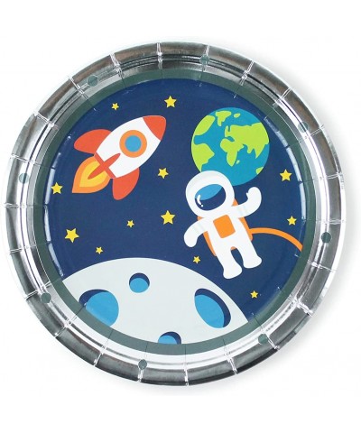 Space Party Plates 12 ct | Paper Plates for Outer Space Party for Kids | Tableware | Rocket Ship Astronaut Planets Nasa $18.3...