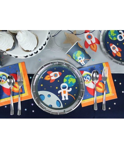 Space Party Plates 12 ct | Paper Plates for Outer Space Party for Kids | Tableware | Rocket Ship Astronaut Planets Nasa $18.3...