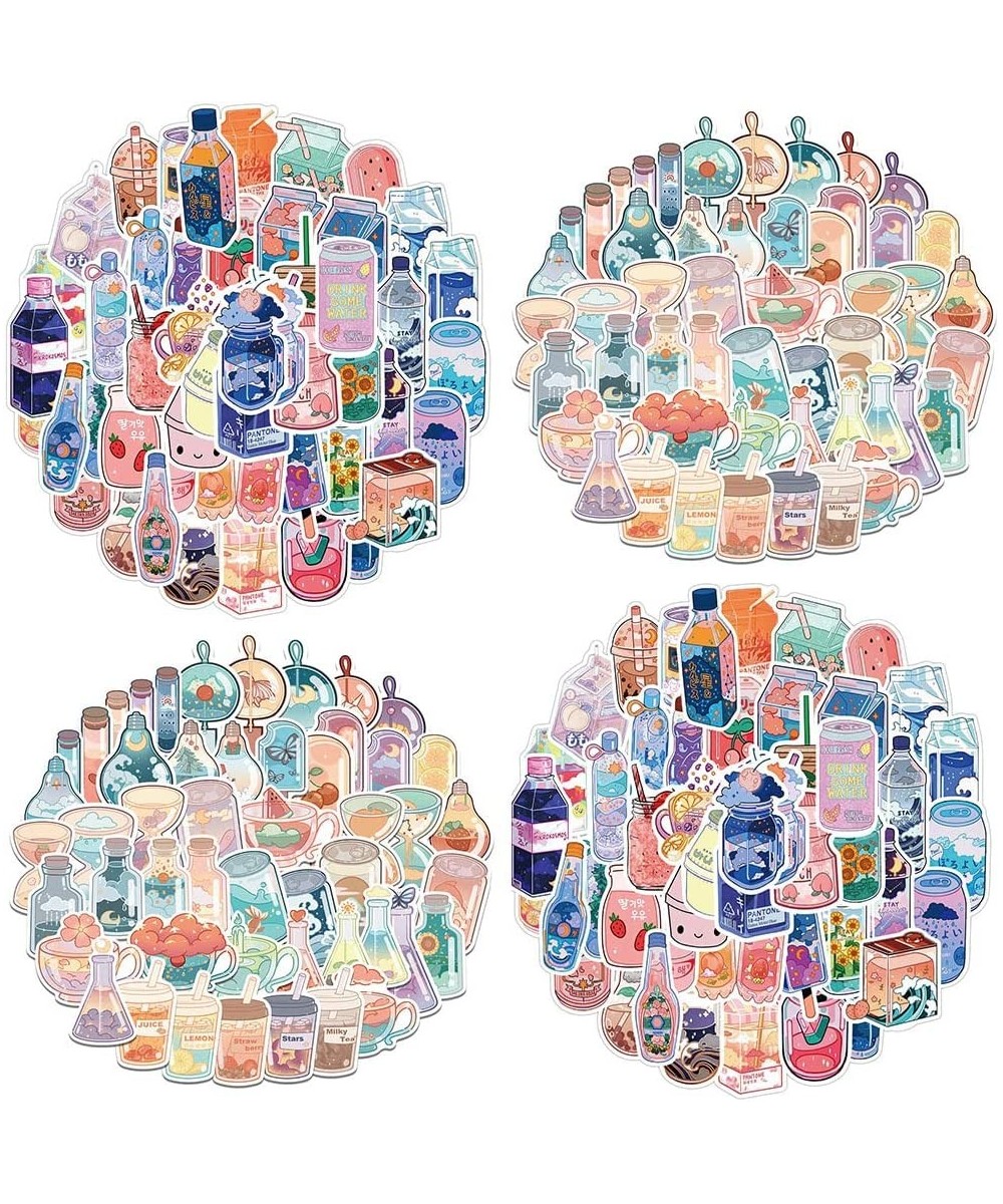 Cute Drink Scrapbook Stickers for Girls 100 Pack Laptop Vinyl Water Bottles Kawaii Japanese Skateboard Stickers-Graffiti Stic...