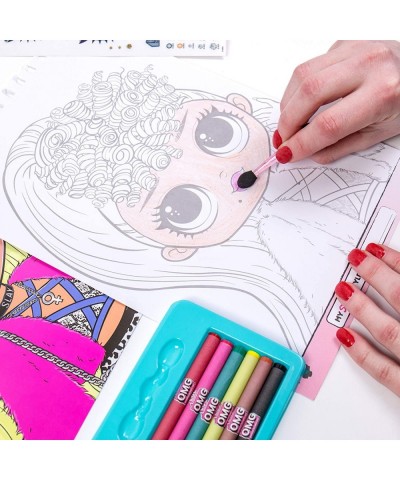 LOL OMG Make-Up Artist Magazine DIY Craft Kit Design with Crayons Stickers & More.Create Fashionable Looks Using Over 130 Ste...