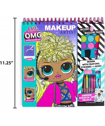 LOL OMG Make-Up Artist Magazine DIY Craft Kit Design with Crayons Stickers & More.Create Fashionable Looks Using Over 130 Ste...